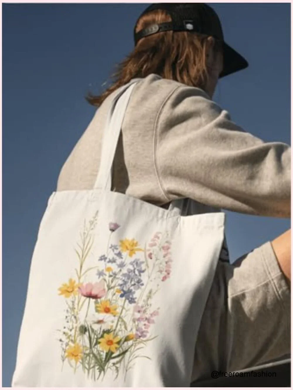 Canvas Tote Bag with Inner Pocket, Heavyweight 13.8x15.7, Reusable Grocery Bag